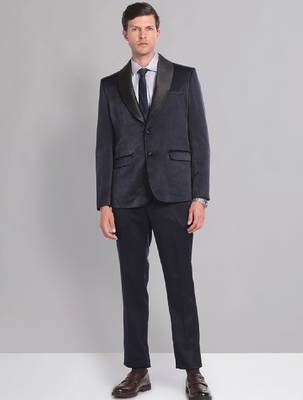 Men single-breasted two-piece suit 1