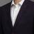 Self-design slim-fit single-breasted two-piece formal suits