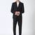 Men formal slim-fit single-breasted two-piece suit