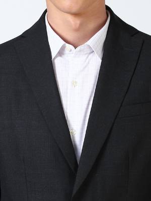 Men formal slim-fit single-breasted two-piece suit 2