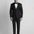 Men slim-fit single-breasted formal two-piece suit