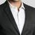 Men slim-fit single-breasted formal two-piece suit