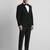 Men slim-fit single-breasted formal two-piece suit