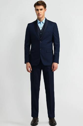Men single-breasted 3 piece formal suit