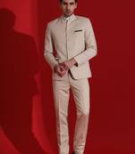 Bandhgala long sleeve two-piece suit