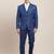 Men tailored fit pure cotton single-breasted three-piece suit
