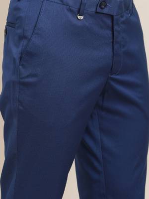Men tailored fit pure cotton single-breasted three-piece suit 3