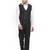 Men double-breasted regular fit waistcoat and trousers suit