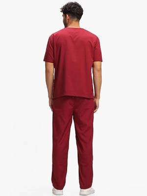Classic men short sleeves active scrub suits 3