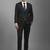 Textured slim-fit notched lapel single-breasted two-piece suit