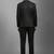 Textured slim-fit notched lapel single-breasted two-piece suit
