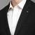 Men slim-fit single-breasted notched lapel collar two-piece suit