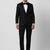 Men embroidered slim fit single-breasted 2 piece suits
