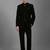 Women slim-fit bandhgala two-piece suit