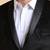 Men shawl collar neck single-breasted two-piece suit