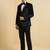 Men shawl collar neck single-breasted two-piece suit