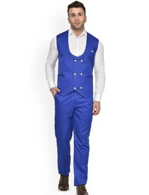 Men double-breasted two-piece suit 1