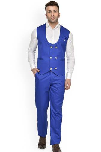 Men double-breasted two-piece suit