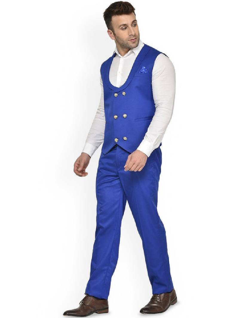 Men double-breasted two-piece suit