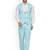 Men 2-pc collarless double breasted suit