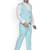 Men 2-pc collarless double breasted suit