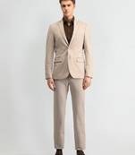Men solid long sleeves suits