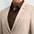 Men solid long sleeves suits