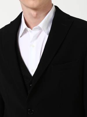 Men slim fit single-breasted three piece formal suit 2