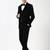 Men slim fit single-breasted three piece formal suit