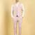 Men checked slim fit single-breasted three piece formal suit