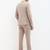 Men slim fit single-breasted two piece formal suit
