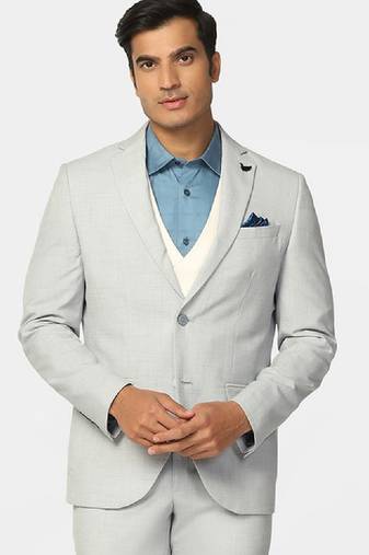 Checked slim-fit single-breasted three-piece suit