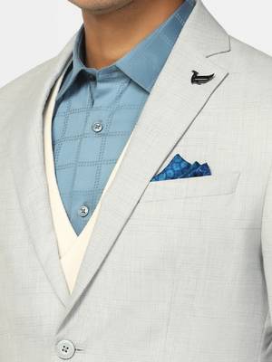 Checked slim-fit single-breasted three-piece suit 2