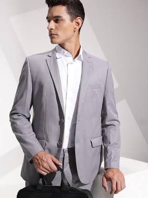 Slim fit single breasted formal 2 piece suits 1