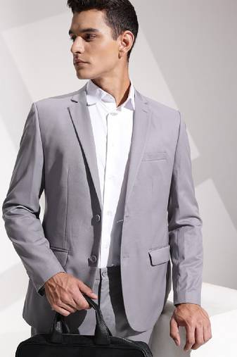Slim fit single breasted formal 2 piece suits