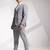 Slim fit single breasted formal 2 piece suits