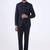 Mandarin collar slim fit 2 piece suits