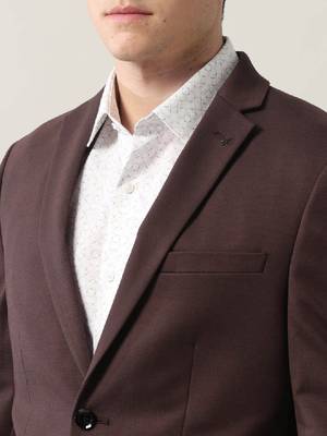 Men's slim-fit single-breasted two -piece suits 2