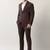 Men's slim-fit single-breasted two -piece suits