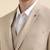 Men self designed slim-fit single-breasted three-piece suits