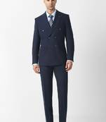 Slim-fit double-breasted two-piece suit