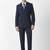 Slim-fit double-breasted two-piece suit