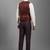 Men slim-fit single-breasted three-piece suits