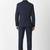Slim-fit double-breasted two-piece suit