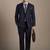 Peaked lapel slim fit 2 piece blazer and trousers suits