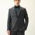 Tailored-fit single-breasted two-piece suit