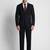 Notched lapel slim fit 2 piece blazer and trousers suit