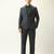 Tailored-fit single-breasted two-piece suit