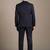 Peaked lapel slim fit 2 piece blazer and trousers suits