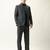 Tailored-fit single-breasted two-piece suit